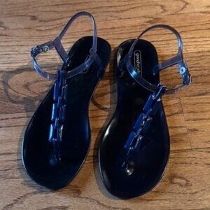 Grendha Jelly Jody Sandal - Blue, Size 9